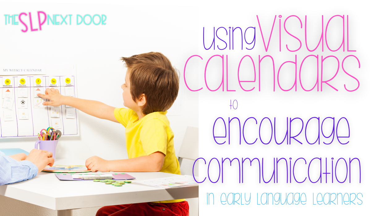 Using editable visual calendars, you can make routines even more effective by providing visual cues and opportunities for language development and communication.